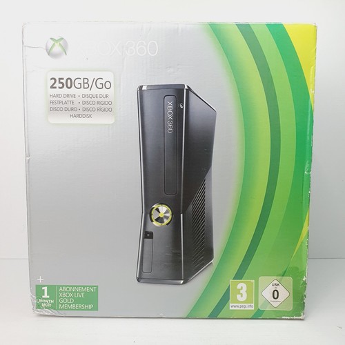 Console xbox 360 slim 250gb - xbox,