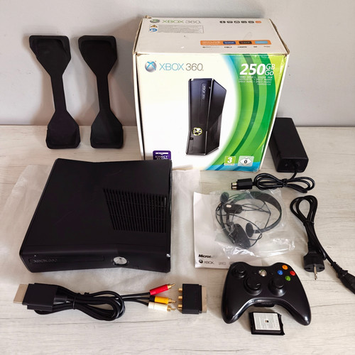 Microsoft xbox 360 slim 250gb - xbox,