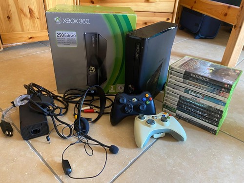 Xbox360 slim 250gb - 250gb, opaca