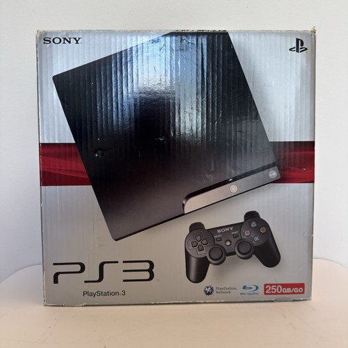 Ps3 slim 250gb boxata - ps3,